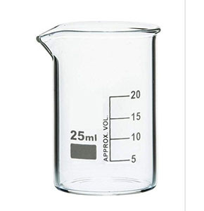 BEAKER 25ML (BOROSIL R)