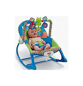 Fisher Price Toddler babby babby rocker with musical toy bar and vibration