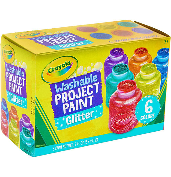 Wash Glitter Paint Set 6x250ml