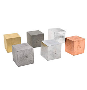 Metal Cubes (Set of Six)