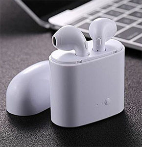 i7s Twin Wireless Bluetooth Airpods Stereo Earphone with Mic