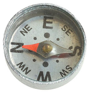 Magnetic Plotting Compass aluminum