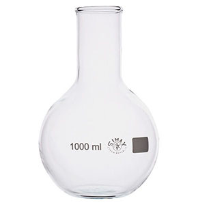 Flask Boiling – Flat Bottom 1000ml (Simax)