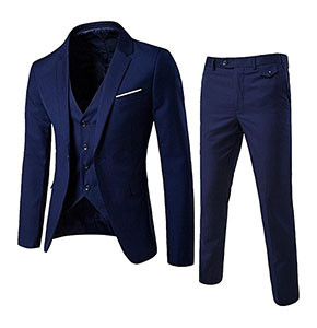 Generic Stylish 3 Pcs,sets Men's Formal Slim Business, Bridegroom Suits