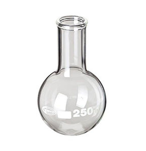 Flask Boiling – Flat Bottom 250ml(Borosilicate)