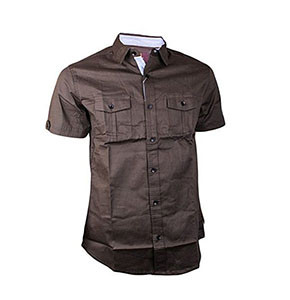 Mens Jungle Green Cargo Casual Shirt