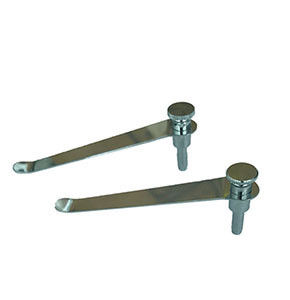 Microscope Stage Clips Pair