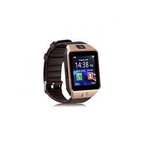 Smart Watch DZ09 Bluetooth Smart Watch – 128MB ROM – 64MB RAM – 0.3MP Camera – Brown