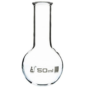 Flask Boiling – Flat Bottom 50ml (Borosil R)