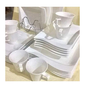 30 PCs Ceramic Dinner Set-Plates