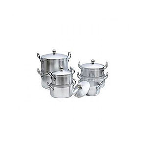 7 Stainless Aluminium Cookware Pot Sufuria Set