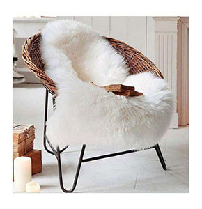 Soft Washable Shiny Sheepskin Fur Wool Carpet Rugs